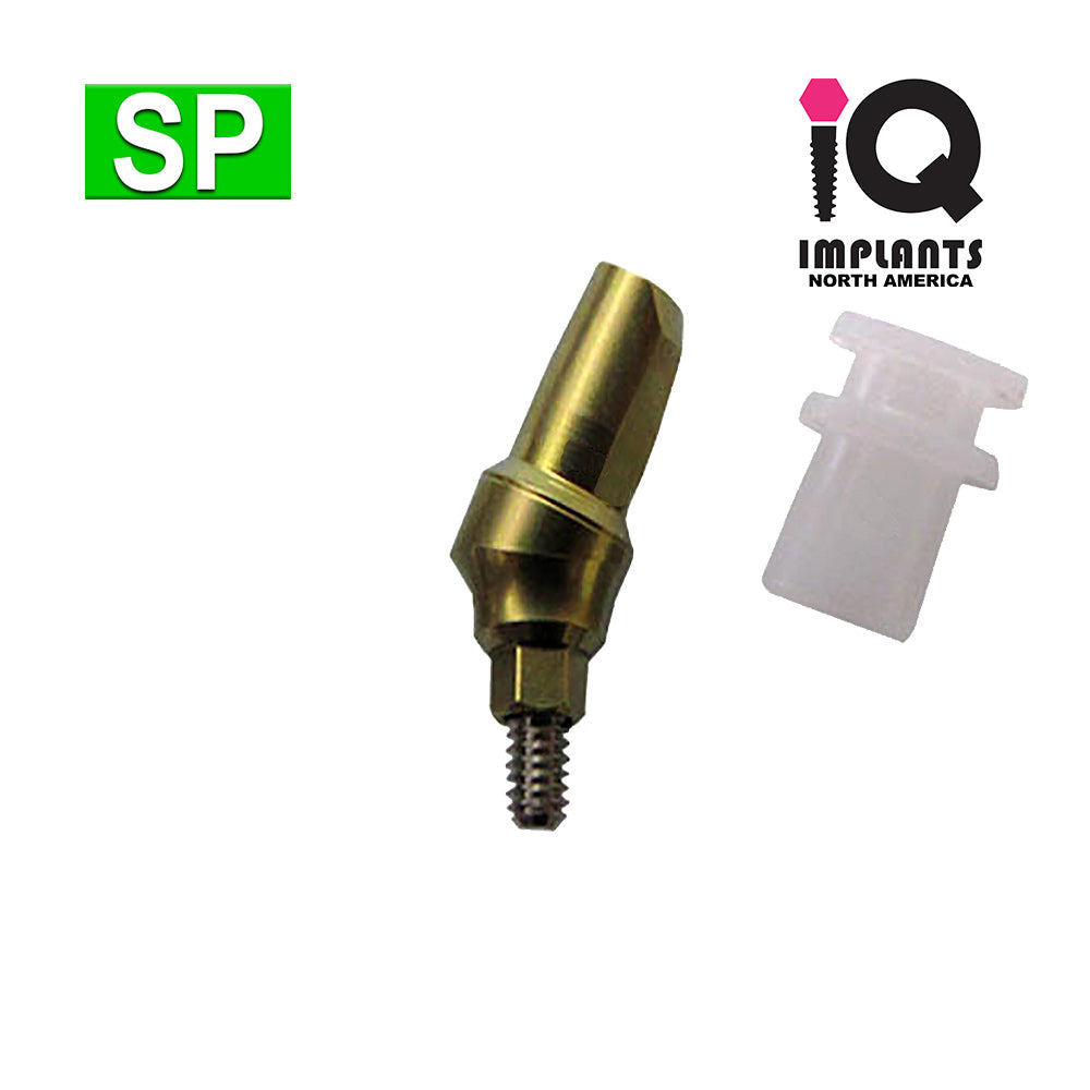 Snap-On Abutment, 25º Angled 2mm Shoulder with Transfer SP