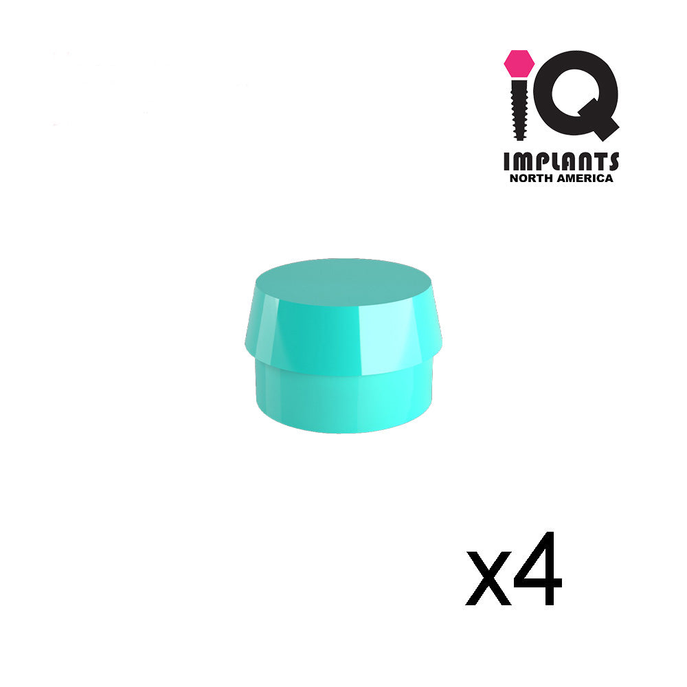 Ball Normal 2.2-2.5mm Retentive Caps Rescue Standard, Aqua 2.87lbs / 1300gr (4pk)