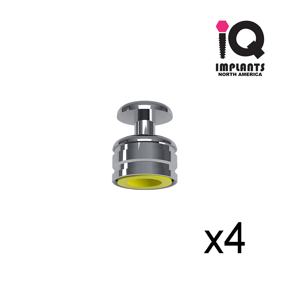 Ball Micro 1.8mm Impression Coping w/ Processing Cap (4-Pk)