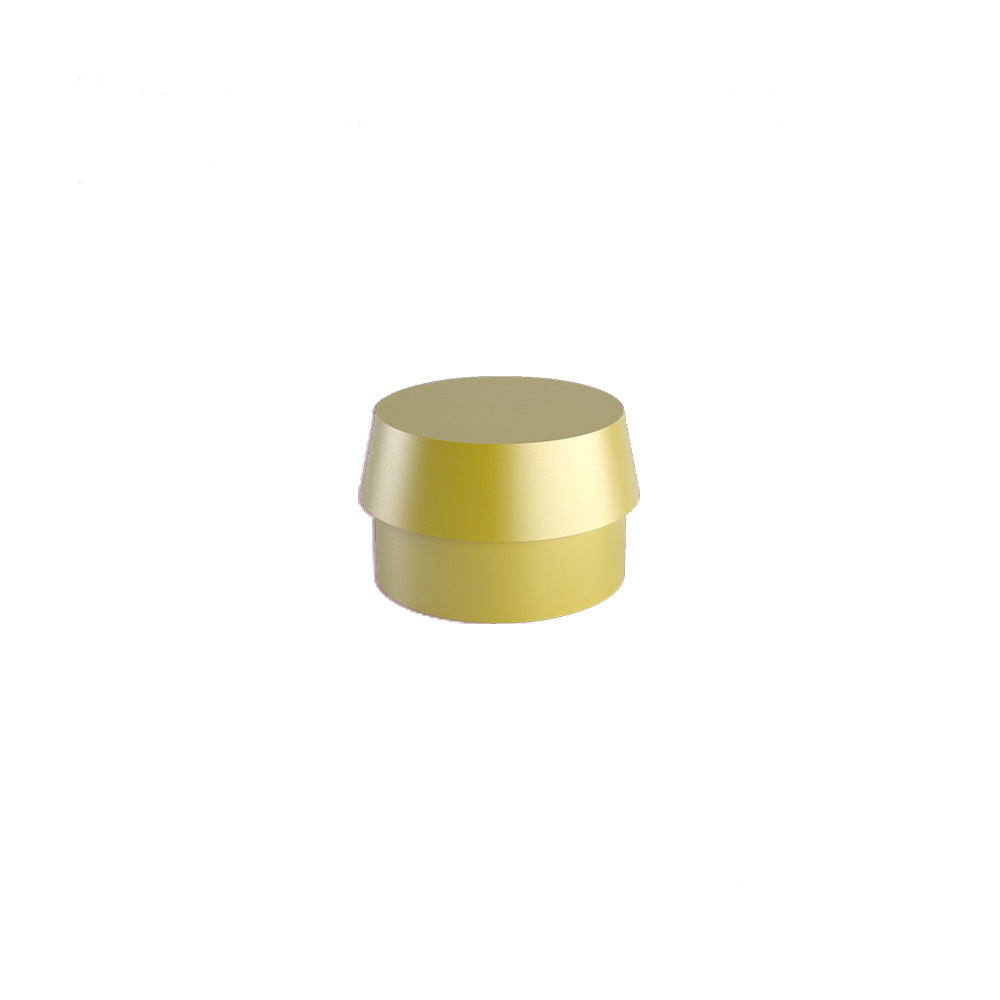 Ball Normal 2.5mm Retentive Caps Xtra-Resilient, Gold 1.10lbs / 500gr (4 pack)