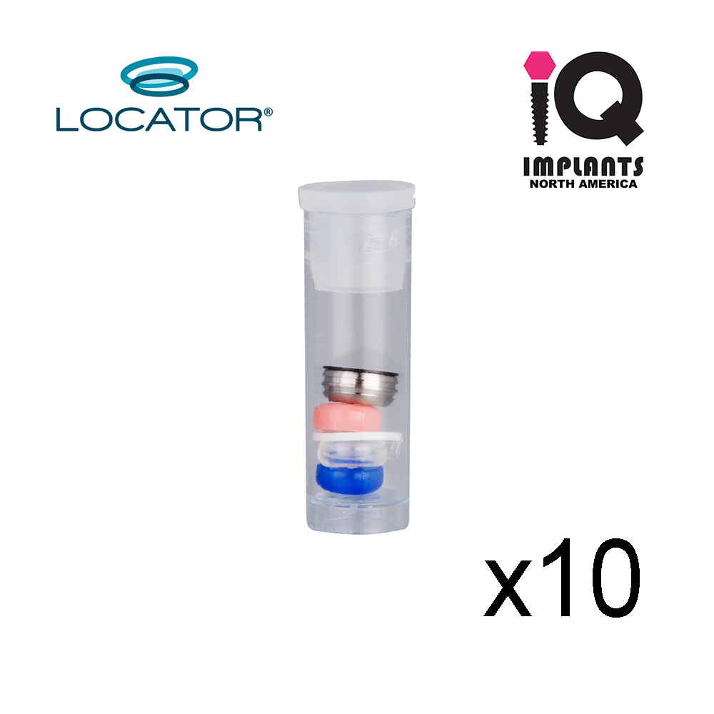 LOCATOR® Standard Male Processing Package, 10 pack - IQ IMPLANTS USA