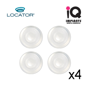 LOCATOR® Retention Insert Cap, Standard, Clear 5.0 lbs (4 Pack)