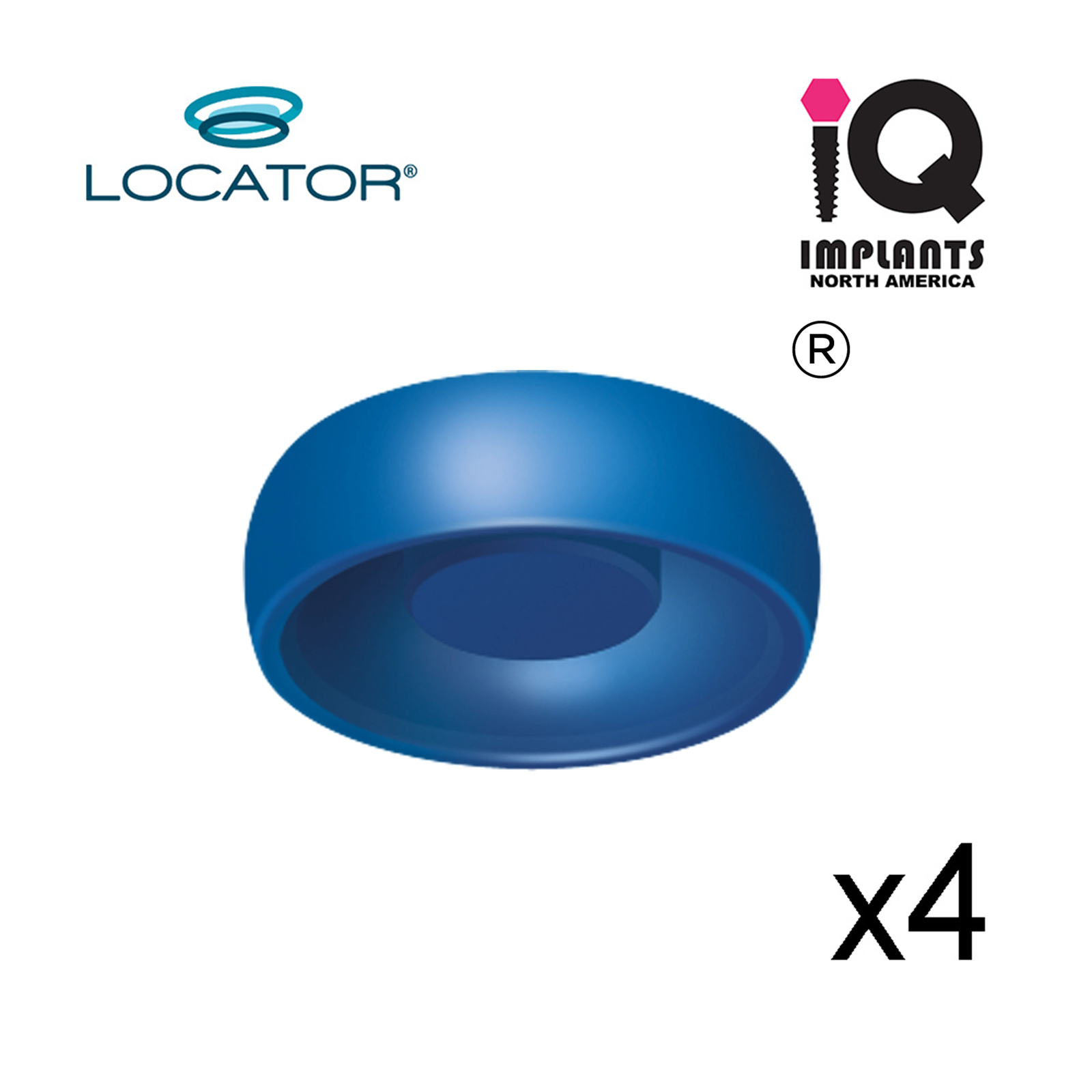 Locator Male Standard Xtra-Light, Blue 1.5lbs  (4pk)