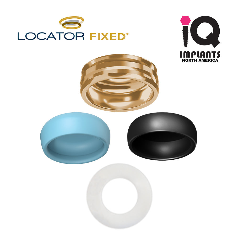 Blue Processing Pack LOCATOR FIXED Processing Package, Mid Arch, Blue (1-Pack) - IQ IMPLANTS USA