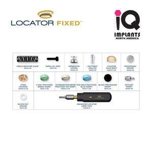 LOCATOR FIXED STARTER Kit with Components Storage Organizer