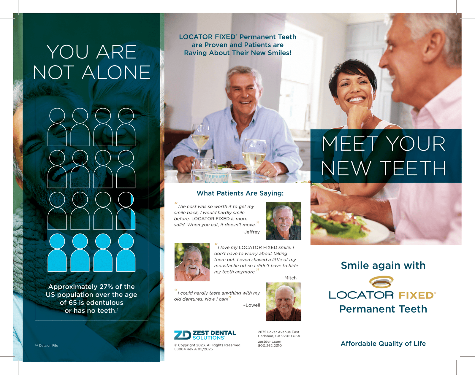 LOCATOR FIXED Patient Brochure (25 Pack)