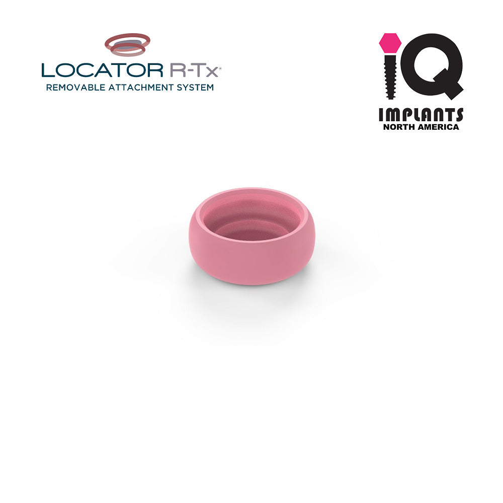 Zest LOCATOR R-Tx® Retention Insert Cap, Medium Retention, Pink (4 Pack)