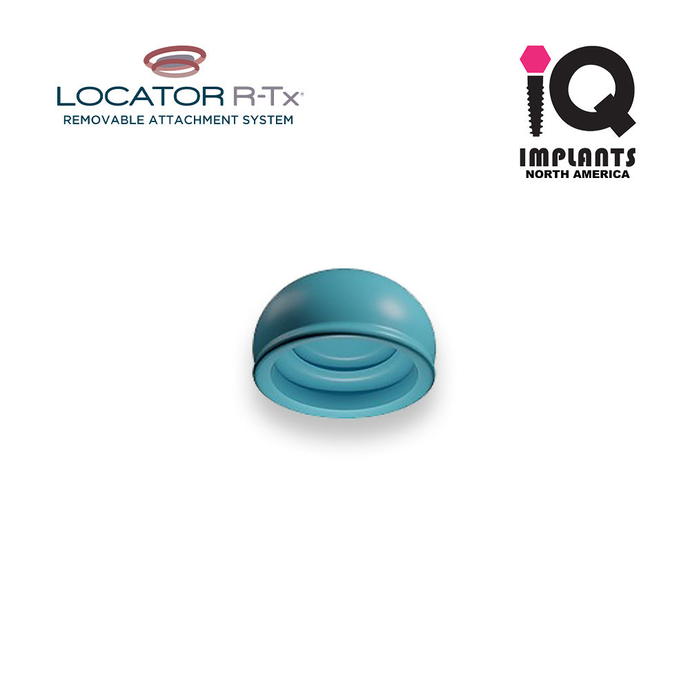 Zest LOCATOR R-Tx Limited Range Retention Insert Cap, Low Retention, Aqua (4 Pack)