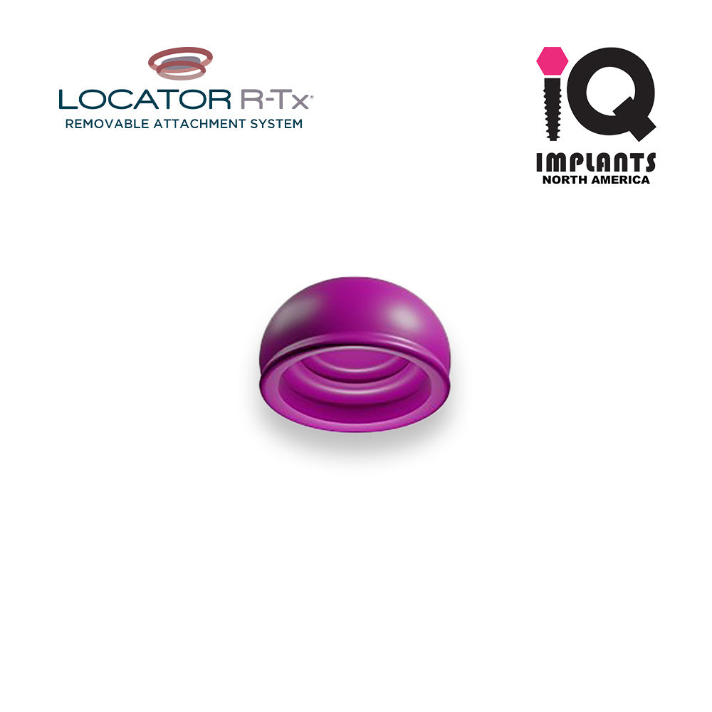 Zest LOCATOR R-Tx Limited Range Retention Insert Cap, Medium Retention, Magenta (4 Pack)