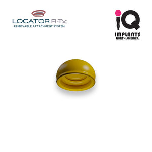 Zest LOCATOR R-Tx® Limited Range Retention Insert Cap, High Retention, Gold (4 Pack)