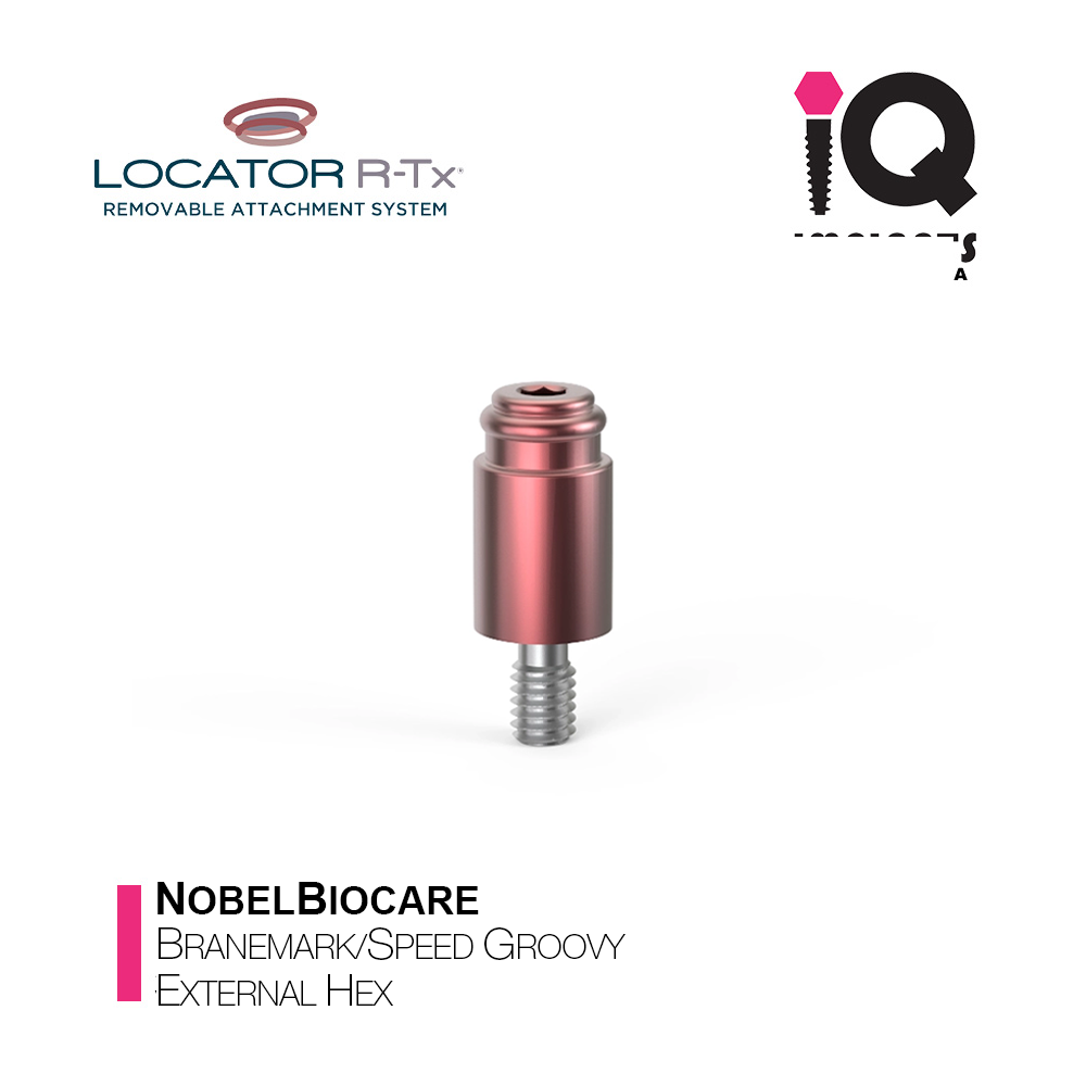 LOCATOR R-Tx Nobel Biocare Branemark/Speed Groovy External Hex Anchor