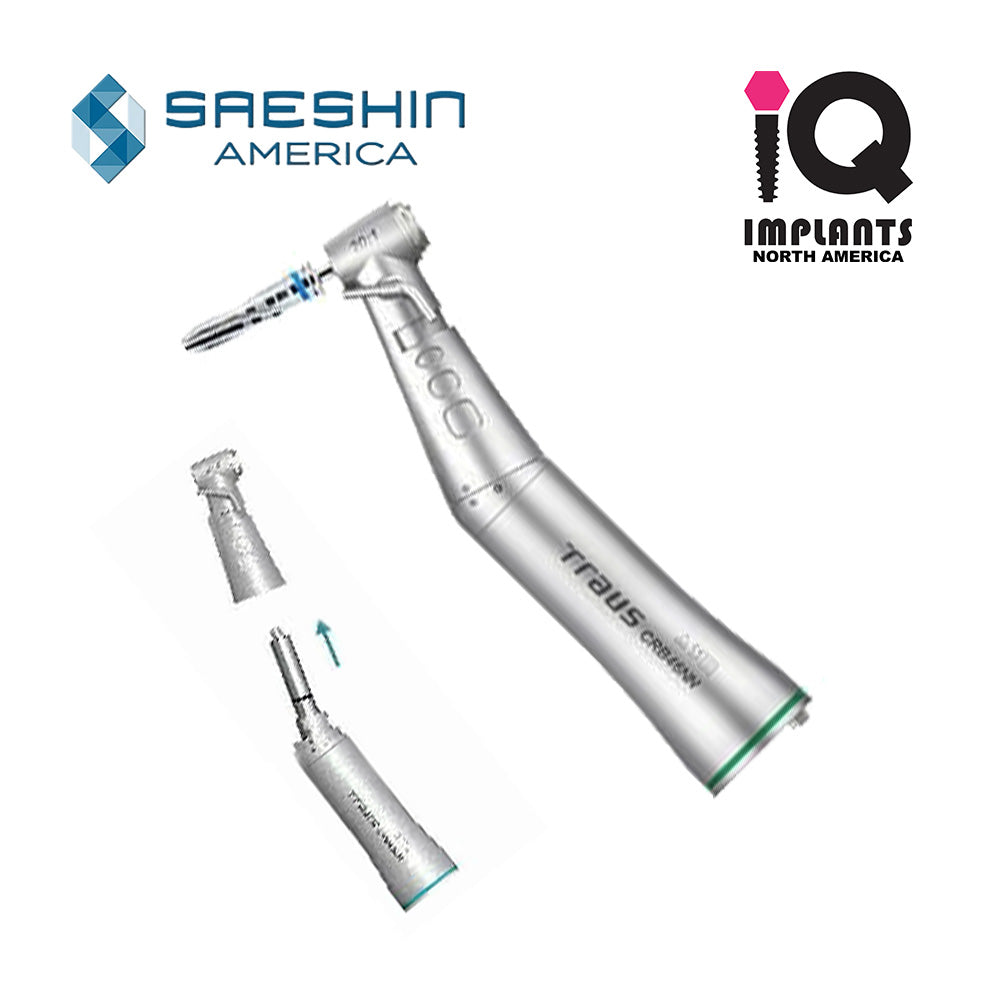 TRAUS CRB46NN EZ-Clean Contra Angle 20:1 Non-Optic 80Ncm