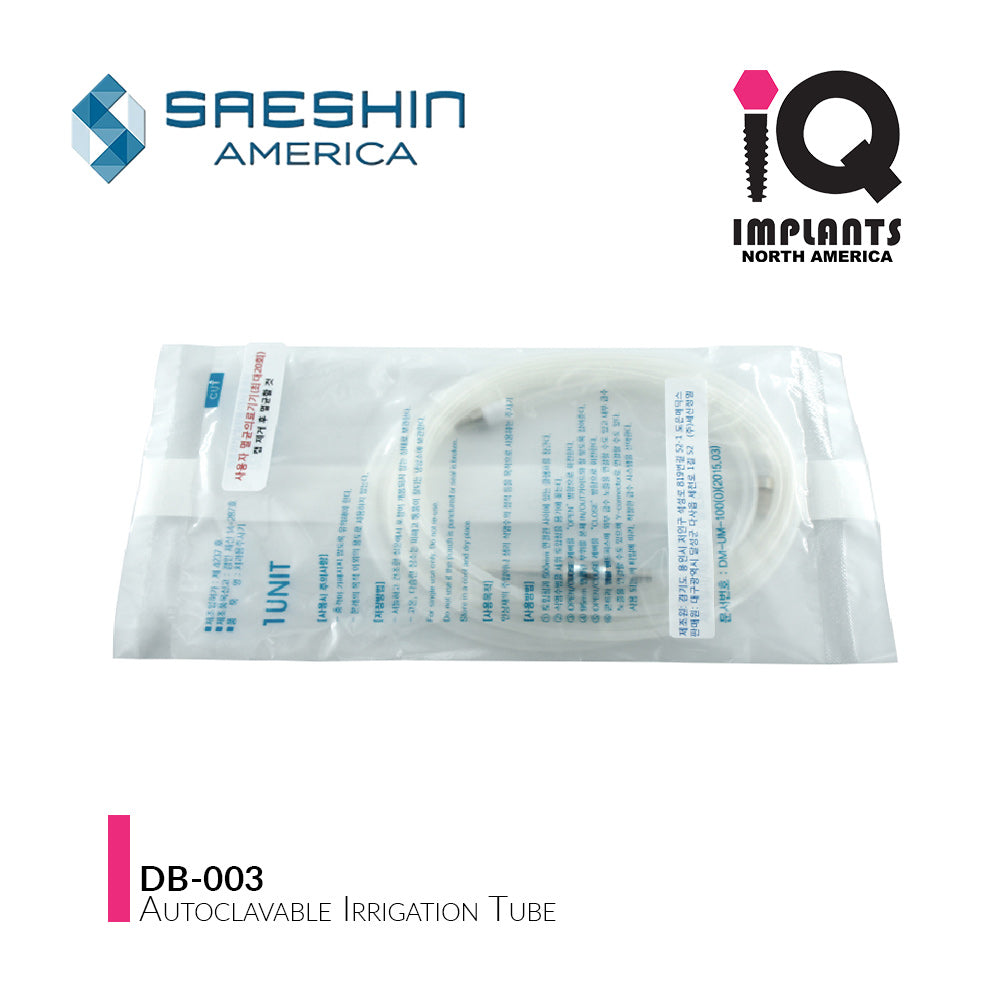Saeshin Autoclavable Reusable Irrigation Tube (Single Pack) DB-003