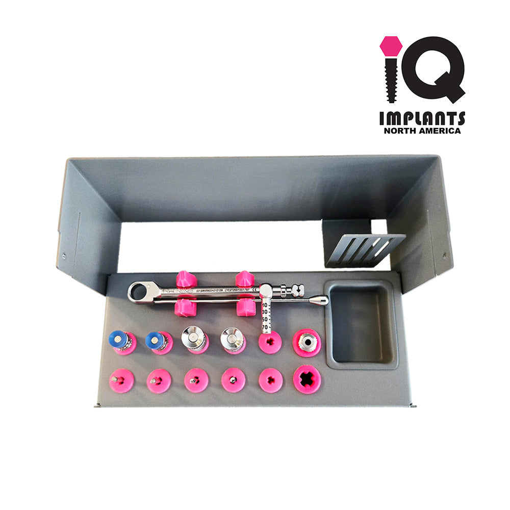 Exclusive Prosthetic Kit for OT Equators and OD Secure Systems with 70Ncm Wrench, 11pcs