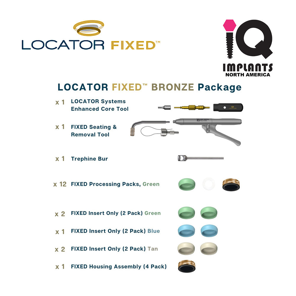 LOCATOR FIXED Bronze STARTER Package (3 Arches)
