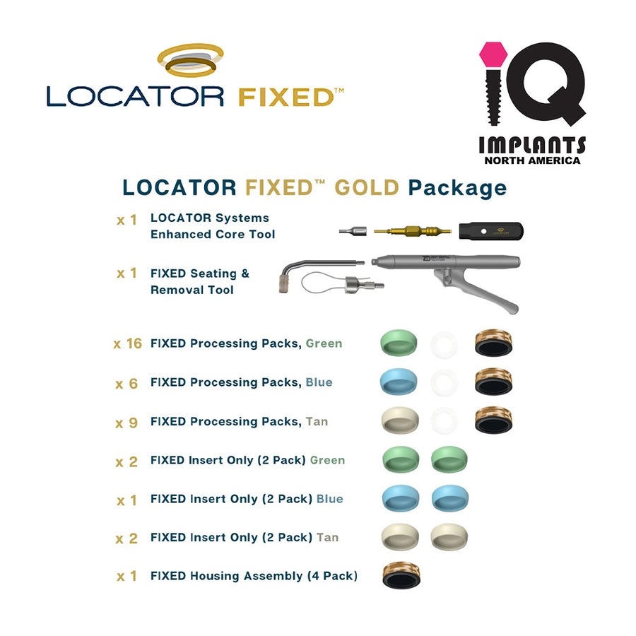 LOCATOR FIXED Gold STARTER Package (7 Arches)