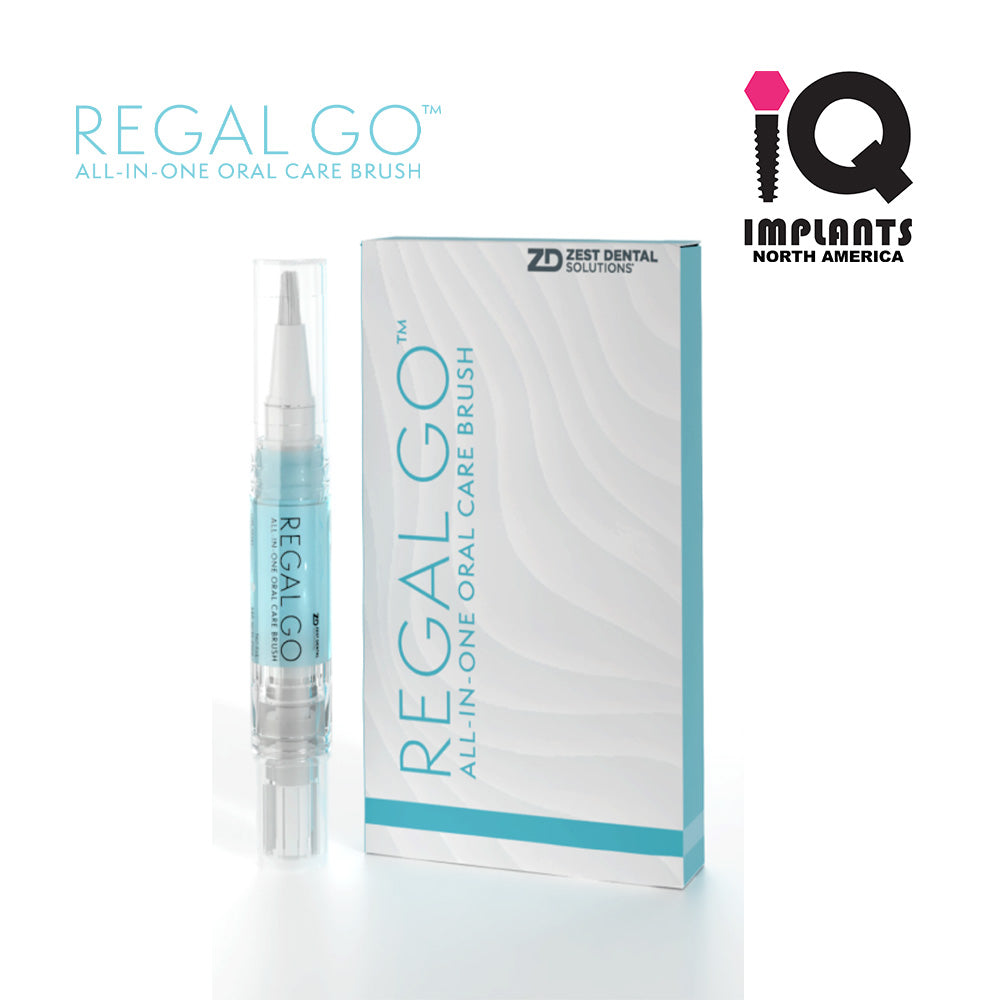 Zest REGAL GO Toothbrush & Toothpaste Combo Pen for Dentures+Crown+Braces 4ml (10x4pk)