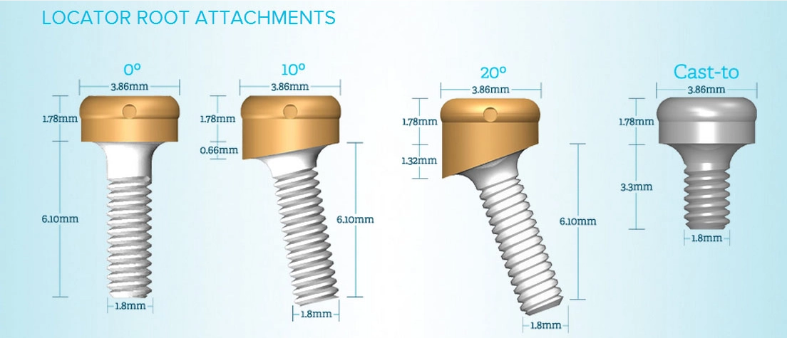 LOCATOR Root Female 10 Degree 2 Pack