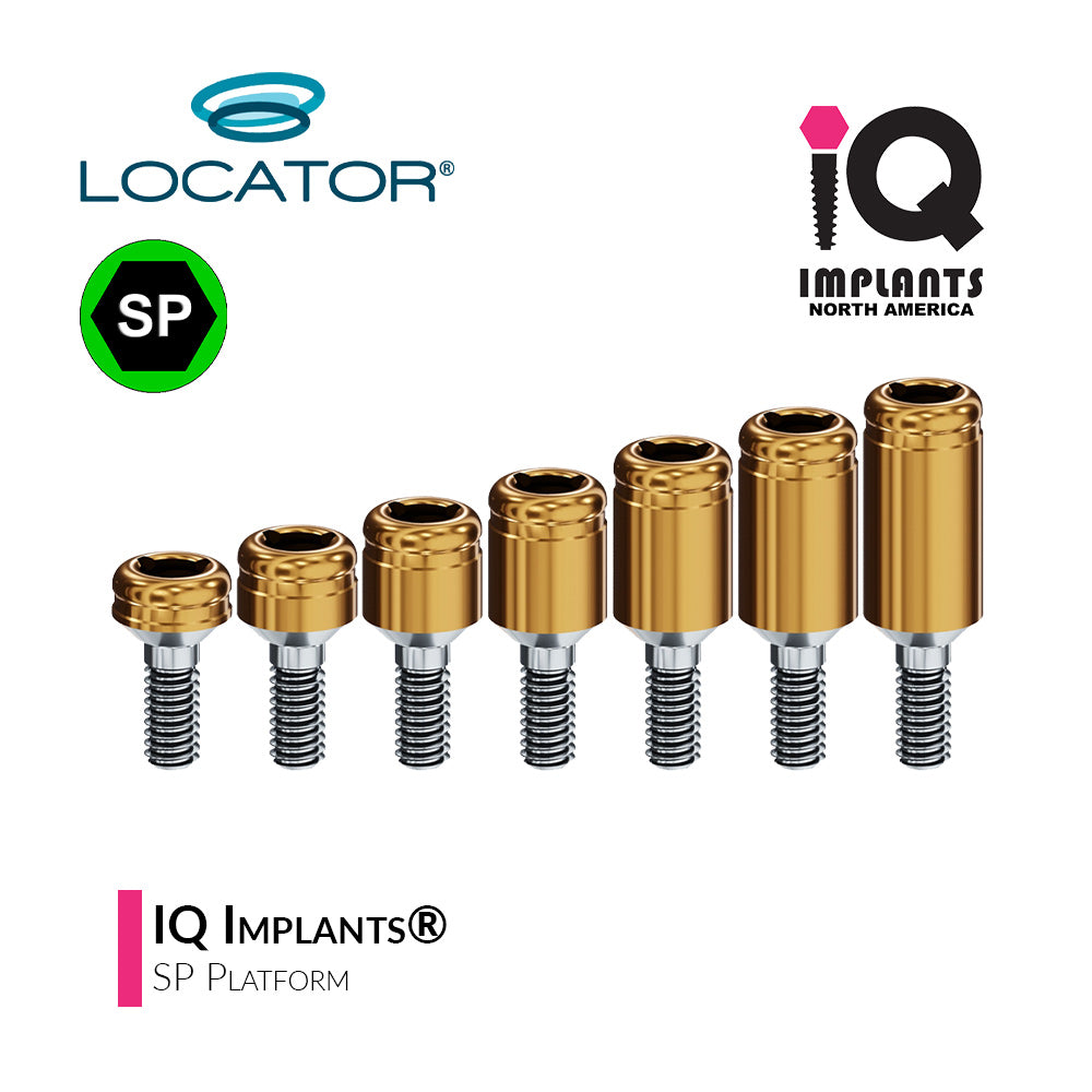 IQ IMPLANTS® Smart & Master Internal Hex SP 3.75mm Platform LOCATOR®