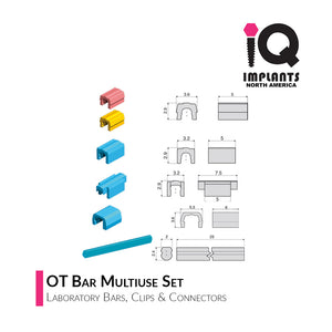 IQ-Rhein OT Bar Multiuse Kit - Essential Lab Parts, Caps and Connectors