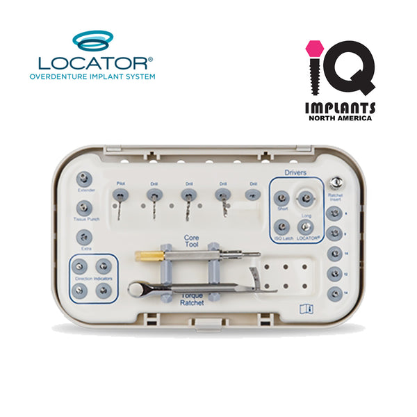 Locator Implants Premium Surgical Kit for Narrow Range - IQ IMPLANTS USA
