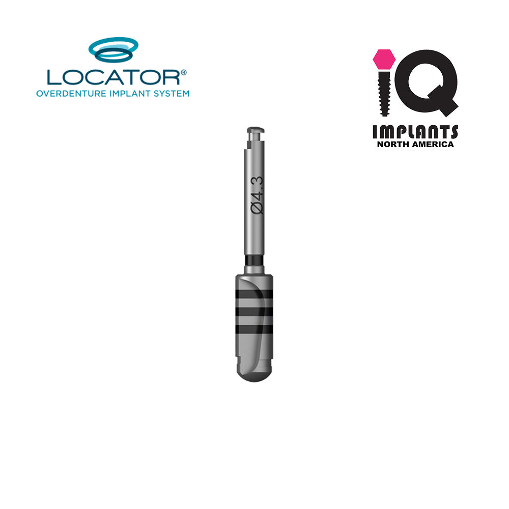 Locator Implant Cortical Drill, 4.3mm