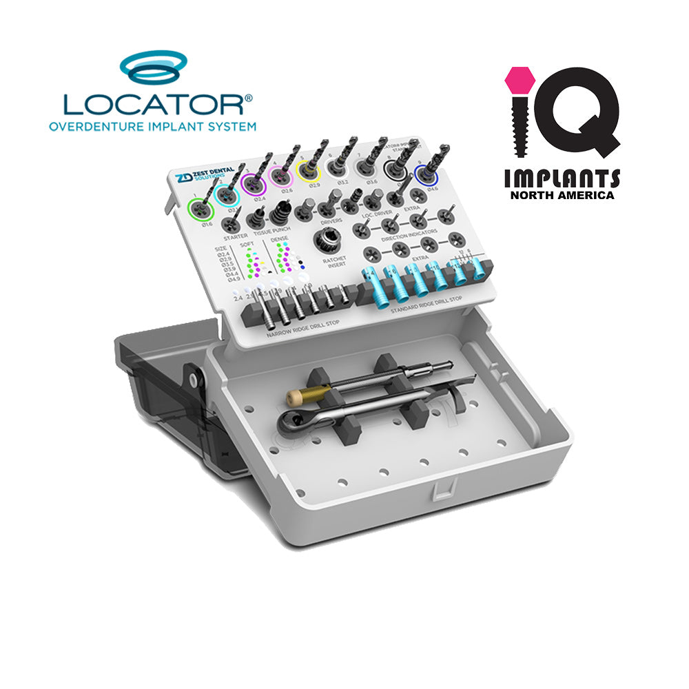 Locator Implants Premium Surgical Kit for Full Range - IQ IMPLANTS USA