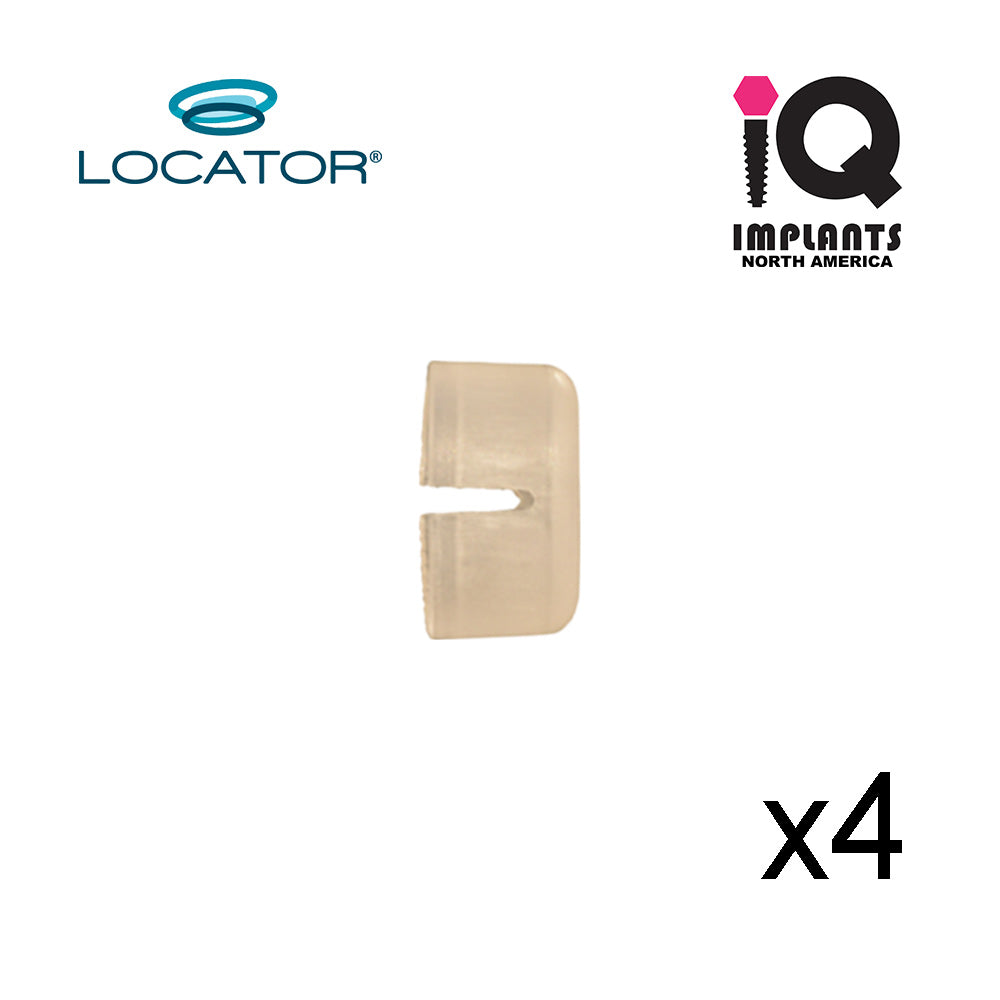 Locator Abutment Retaining Sleeve, (4-Pack)