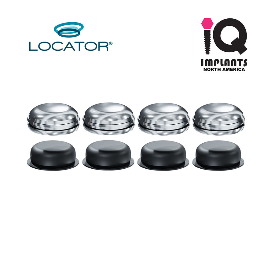 Locator Replacement Denture Cap Male Assembly (4 Pack)