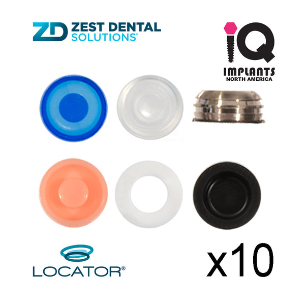 LOCATOR® Standard Male Processing Package, 10 pack - IQ IMPLANTS USA