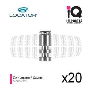 Locator Classic Female Analog, 4mm (20 Pack)