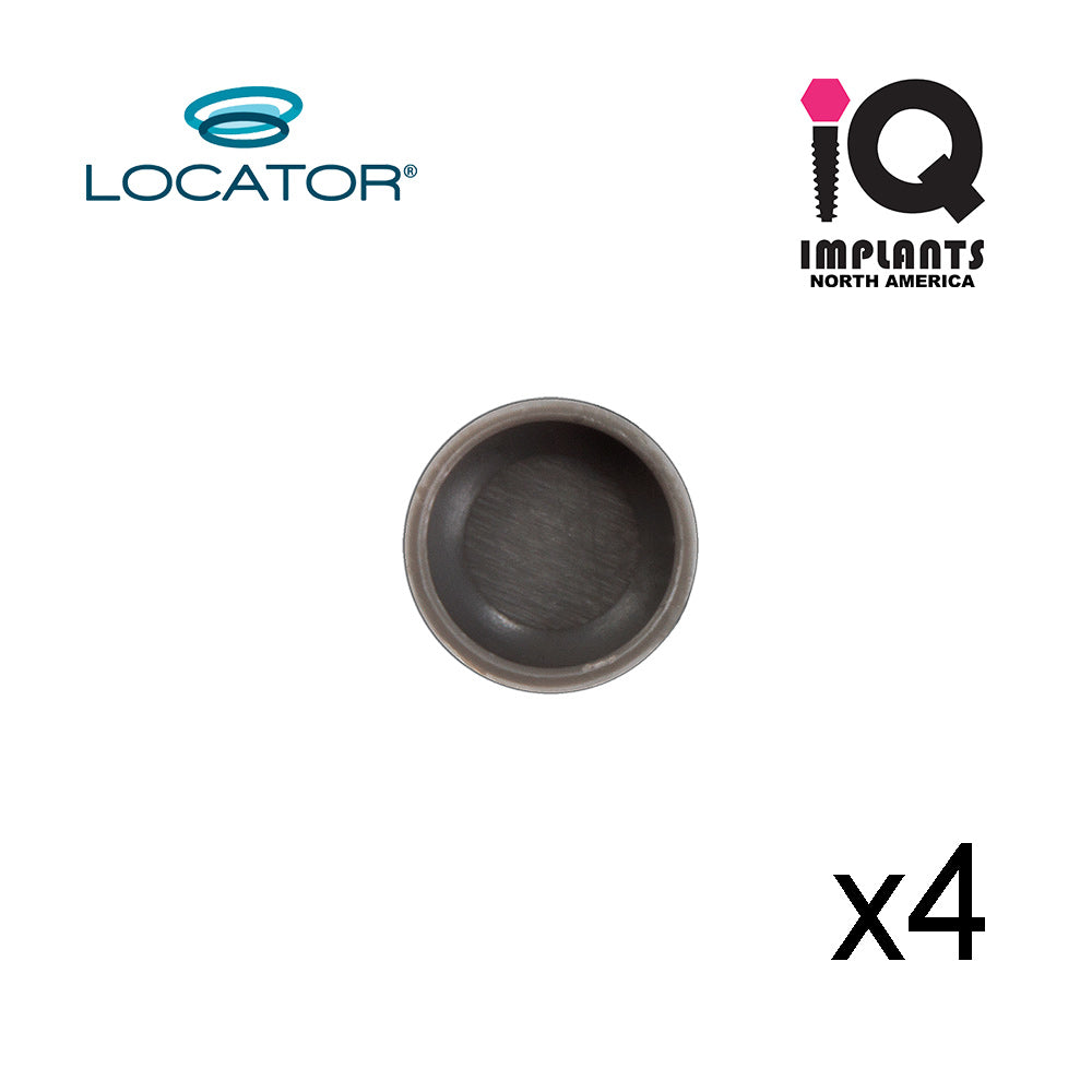 Locator Male Extended Range, Gray 0 (zero) Retention (4pk)