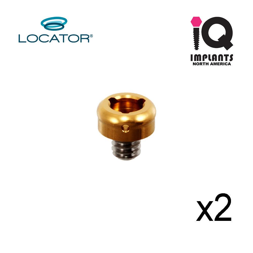 Locator Bar Female 2.0mm Thread, 2-Pack - IQ IMPLANTS USA
