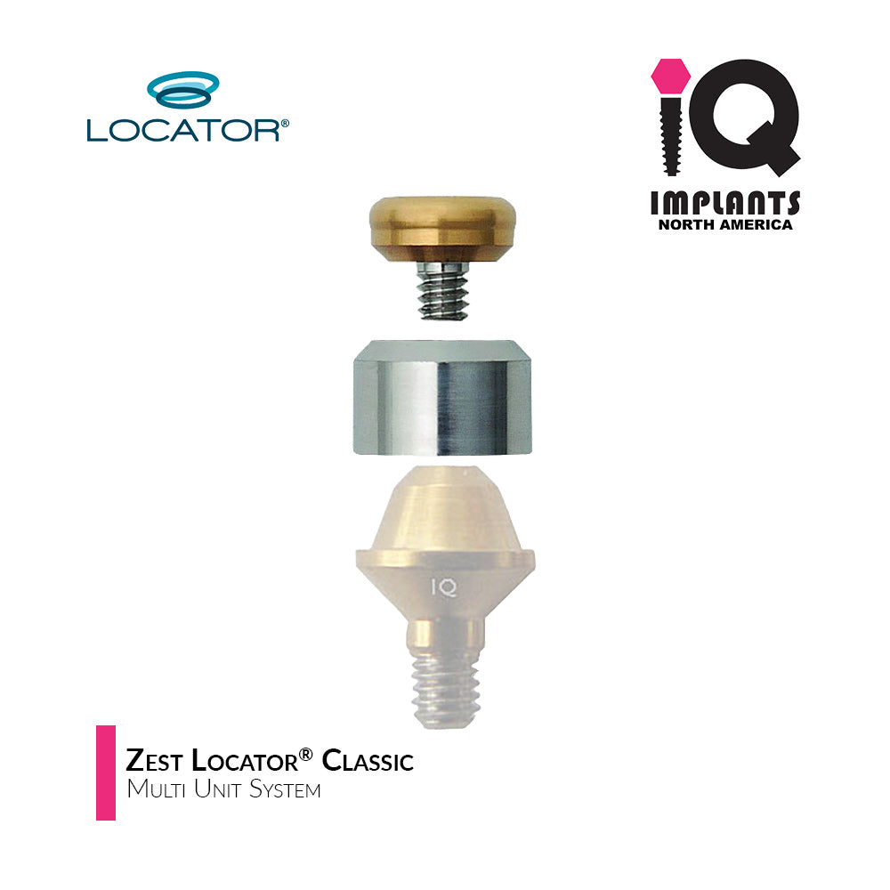 LOCATOR® Classic Attachment System for Multi-Unit Abutments, 2-Pack