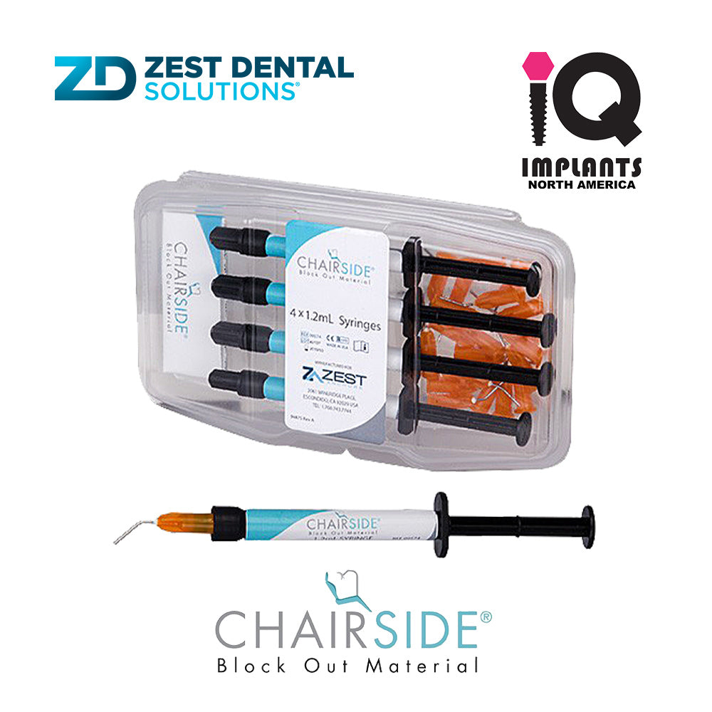 Zest CHAIRSIDE® Block Out Material, 4-Pack of 1.2ml Syringes