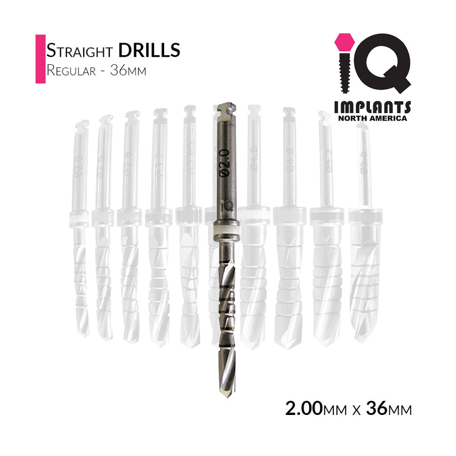 Straight Drill Regular, 2.00mmD x 36mmL