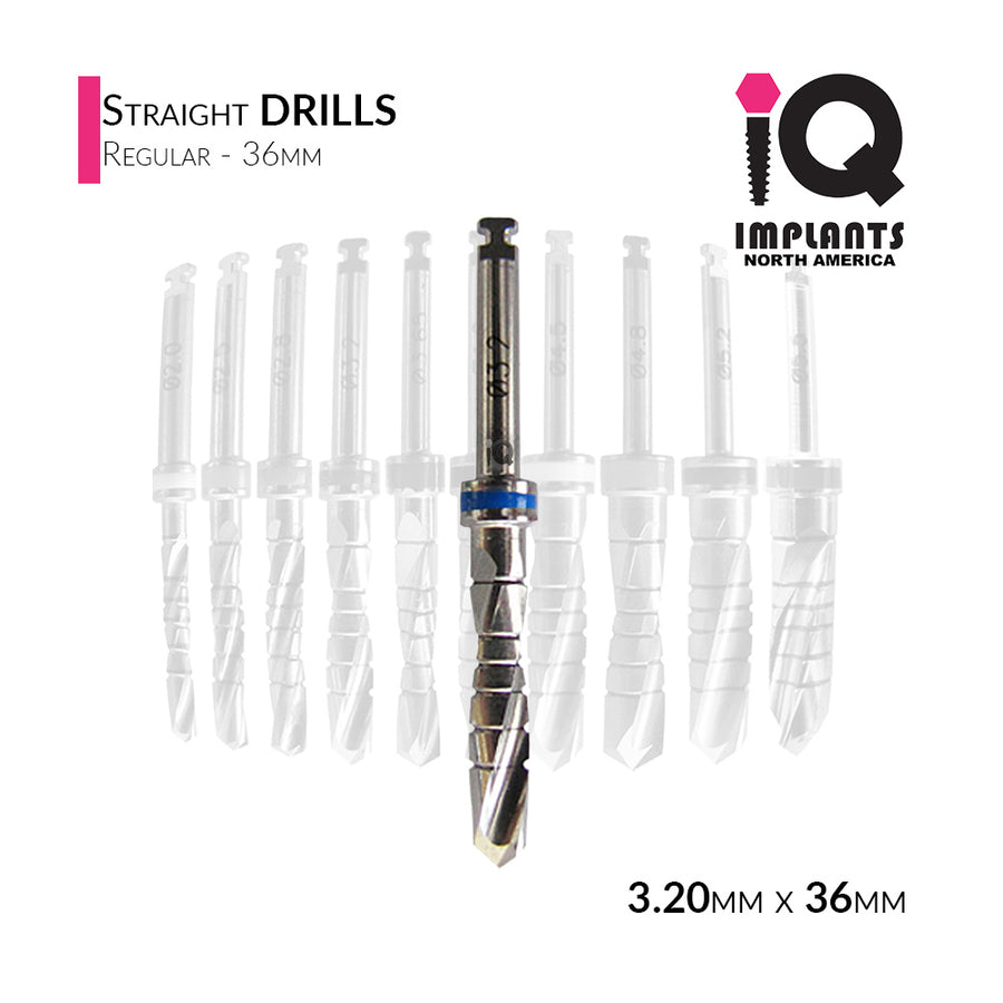 Straight Drill Regular, 3.20mmD x 36mmL