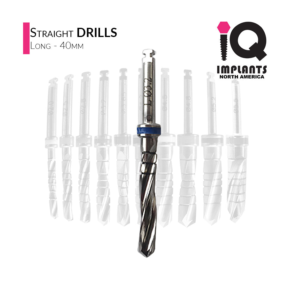 Straight Drill Long, 3.20mmD x 40mmL