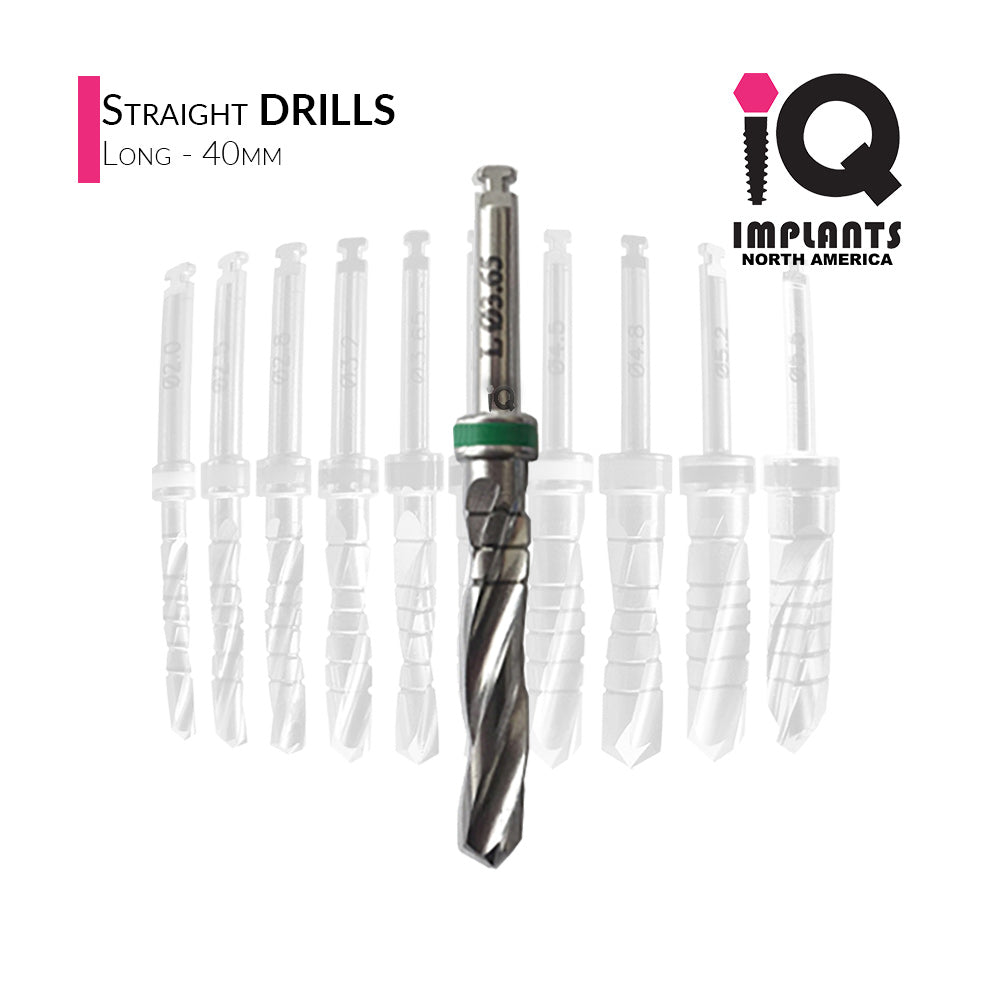 Straight Drill Long, 3.65mmD x 40mmL