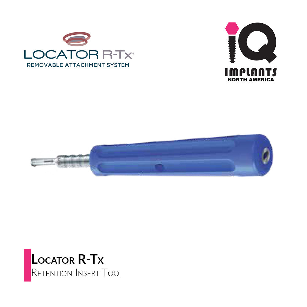 Retention Inserts Zest LOCATOR R-Tx® Retention Caps Insertion/Removal Tool - IQ IMPLANTS USA