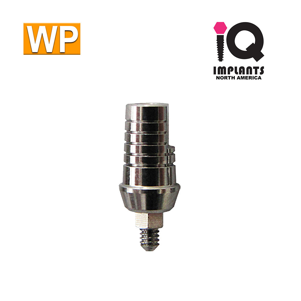 Straight Shoulder Abutment for Wide 4.5mm Platform, 1mm WP