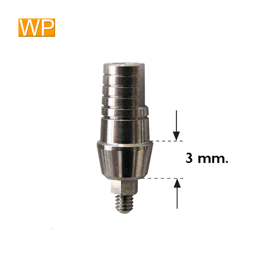 Straight Shoulder Abutment for Wide 4.5mm Platform, 3mm WP