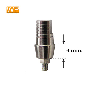 Straight Shoulder Abutment for Wide 4.5mm Platform, 4mm WP