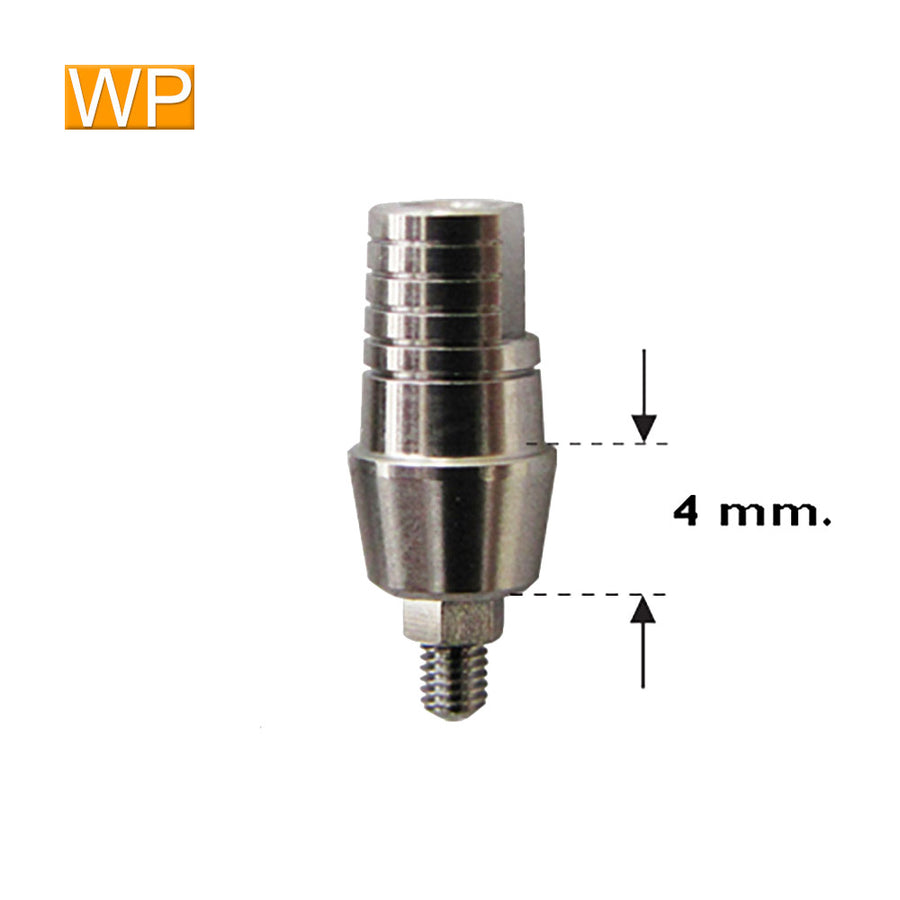 Straight Shoulder Abutment for Wide 4.5mm Platform, 4mm WP
