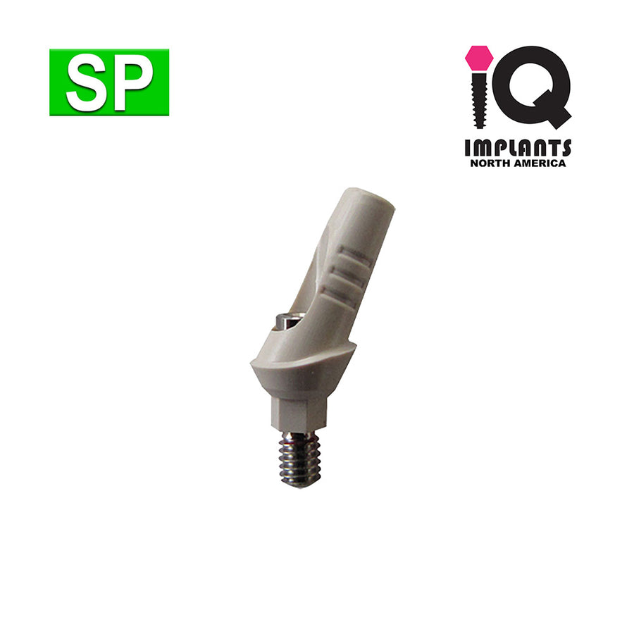 Temporary PEEK Abutment, 25º Angled 3-Heights SP, (10 Pack)