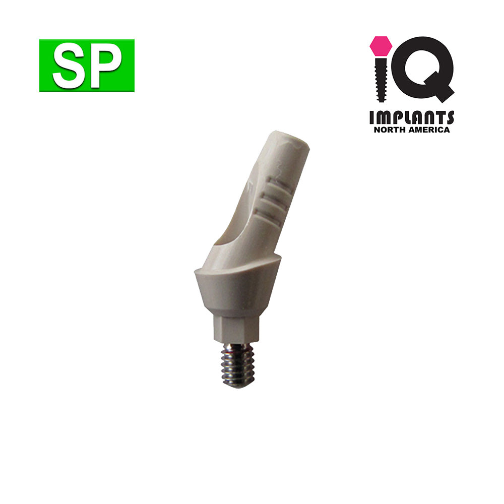 Temporary PEEK Abutment, 25º Angled 2mm SP