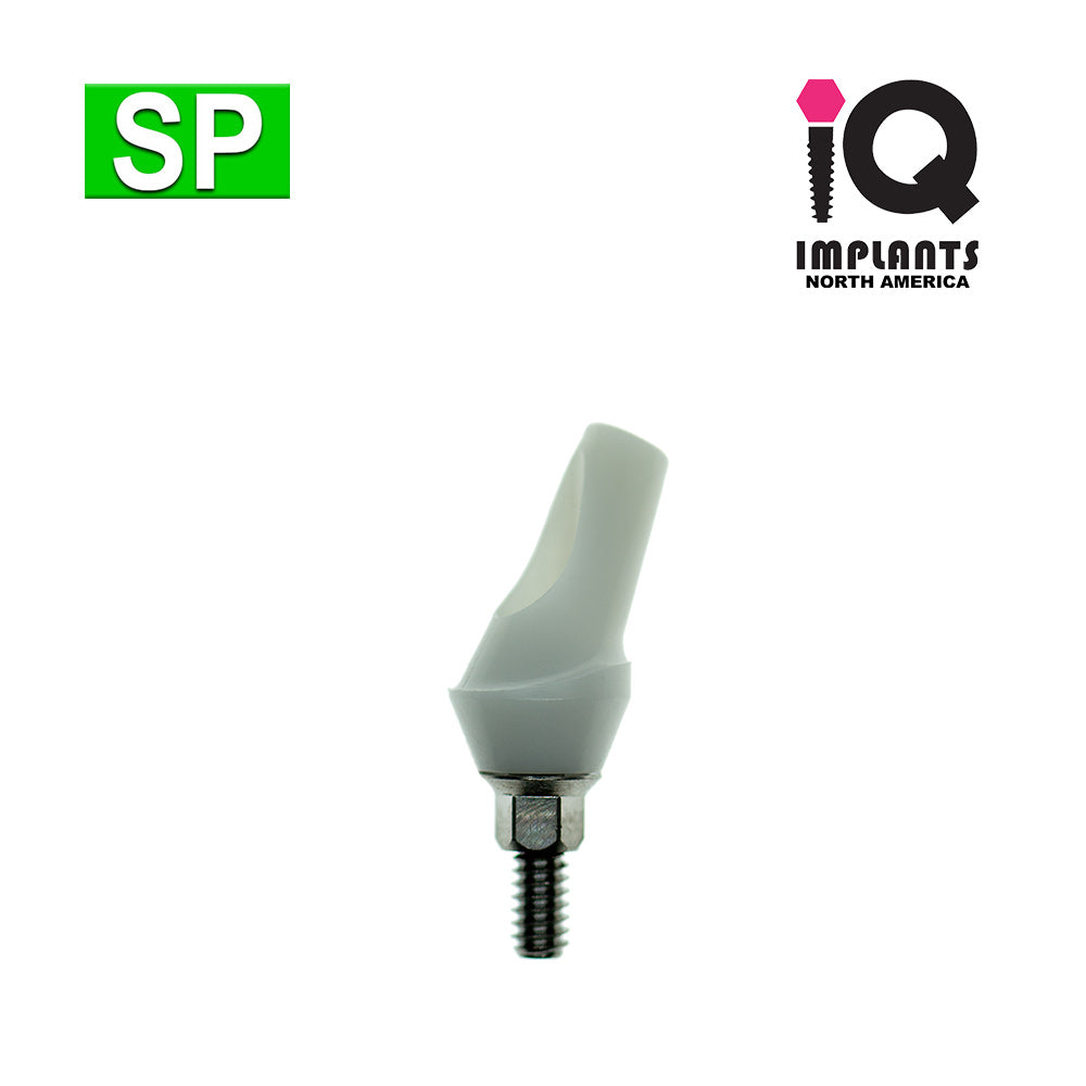 Zirconia Abutment on Ti-Base, Angled 25º Anatomic 2mm Shoulder SP