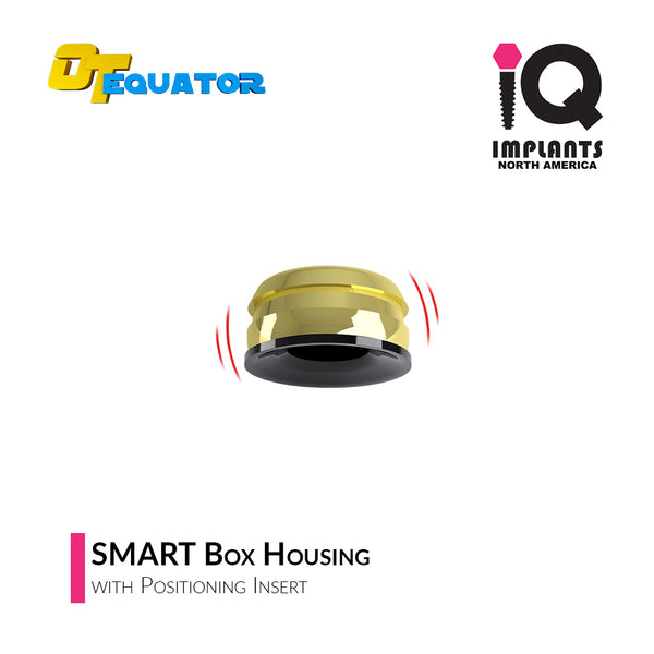IQ EQUATOR Smart BOX with Black Positioning Cap - IQ IMPLANTS USA