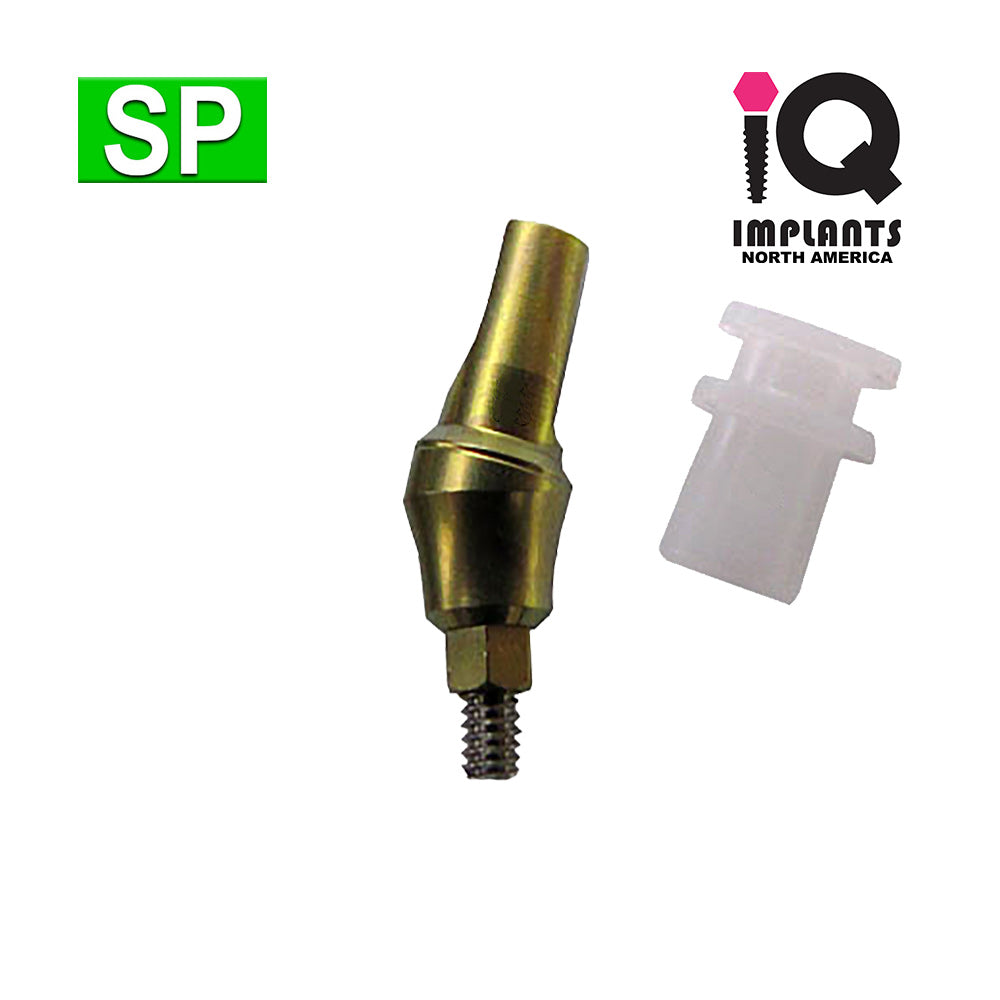 Snap-On Abutment, 15º Angled 3mm Shoulder with Transfer SP