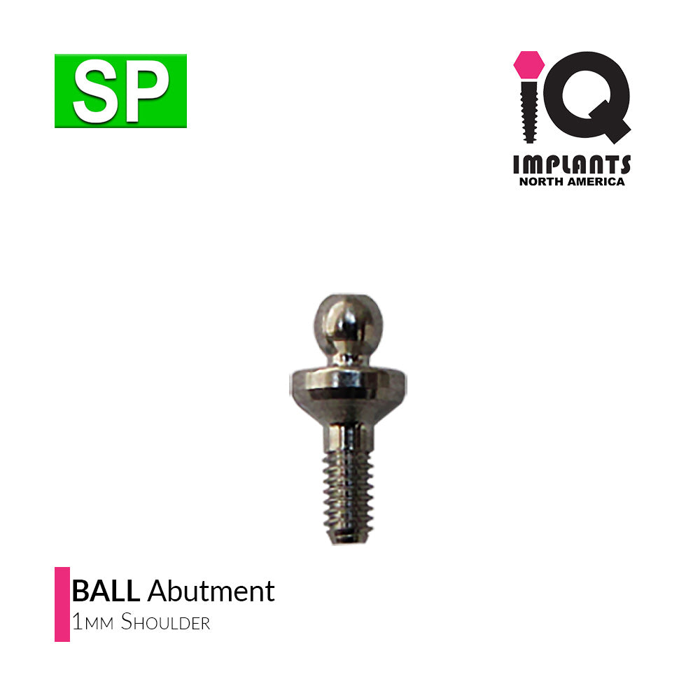 Ball Abutment, 1mm SP